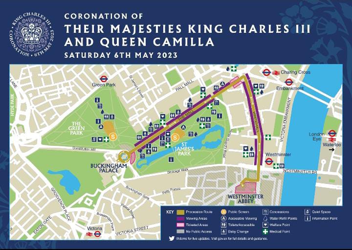 Day Timetable King Charles III coronation